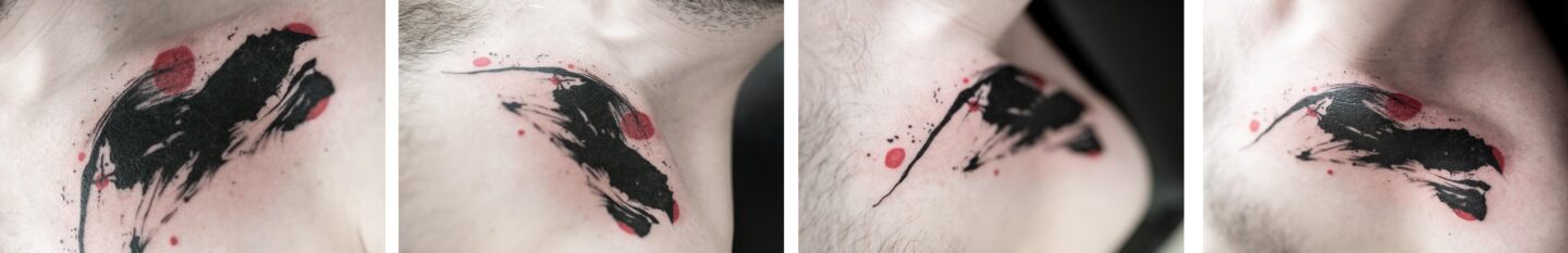 A picture of Eve's Tattoo work.