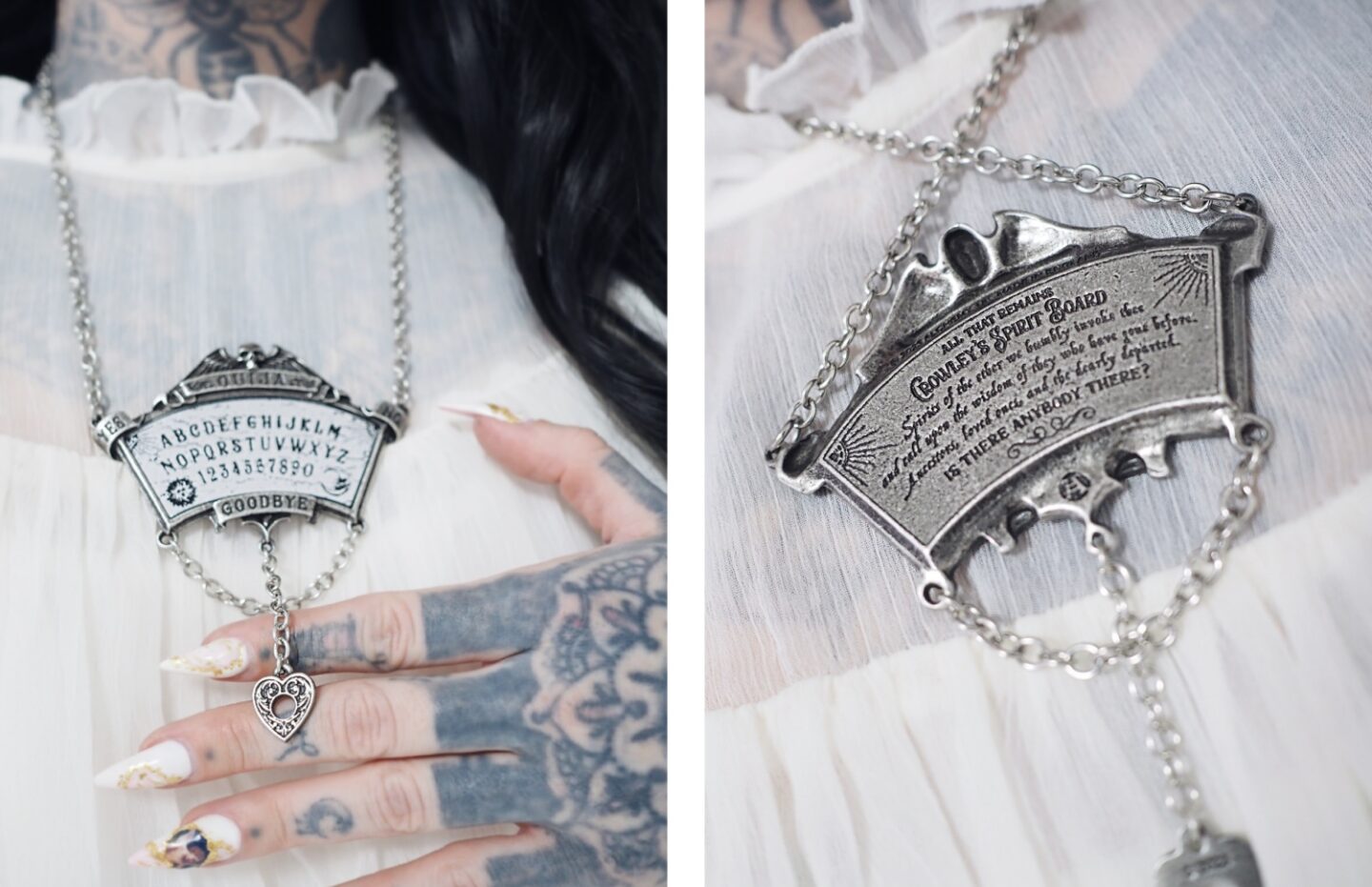 A picture of Alchemy Englands Crowleys Spirit Board Necklace.