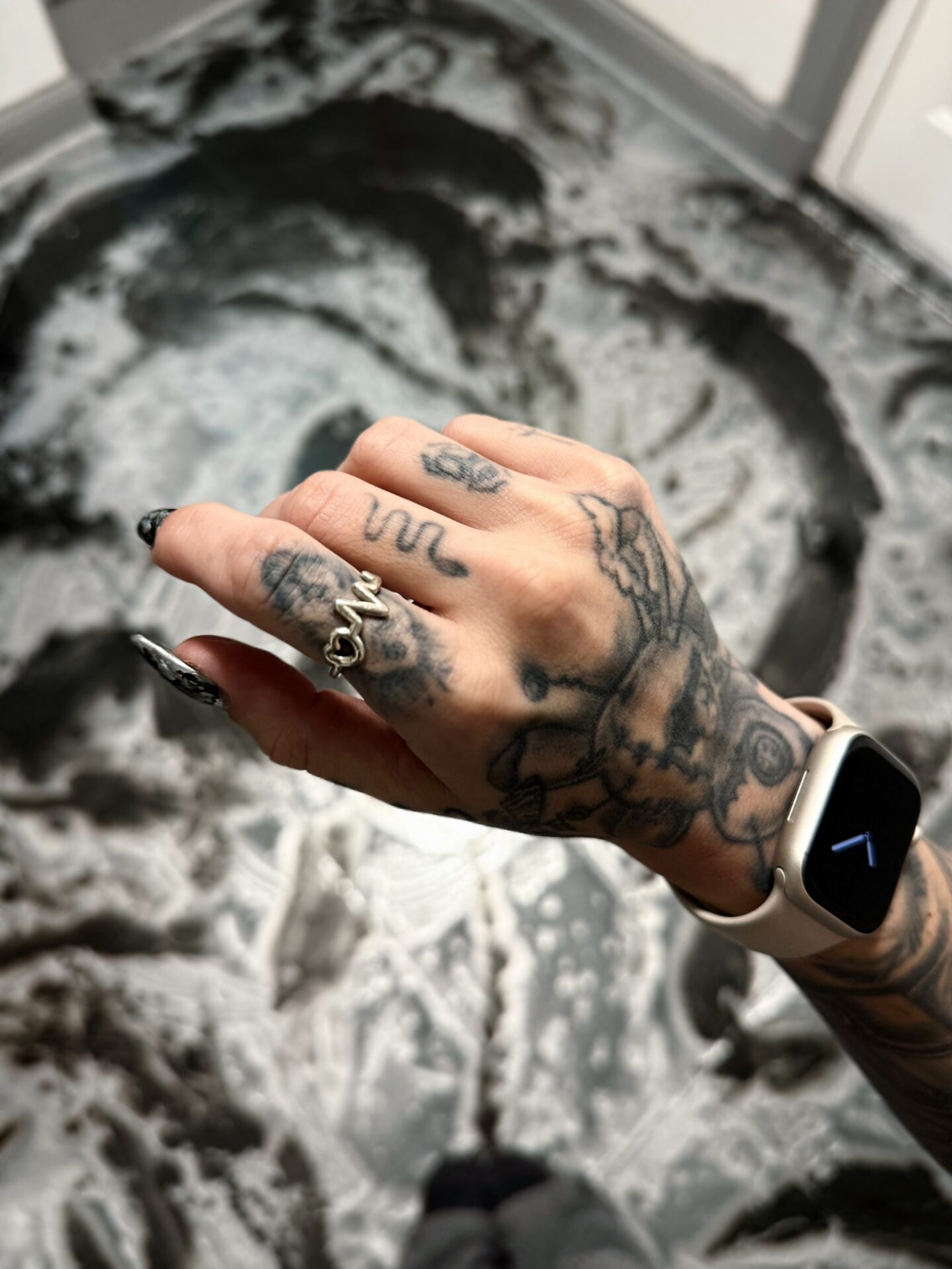 A picture of Punk Youth Heartbeat Frequency Ring.