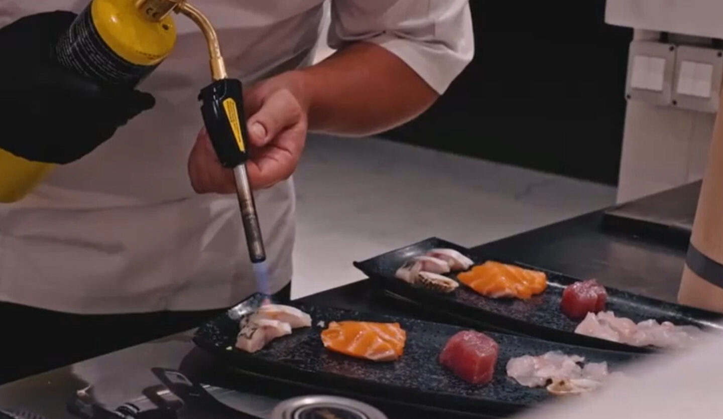 A picture of the Japanese food served at the Lindos Grand resort & Spa.