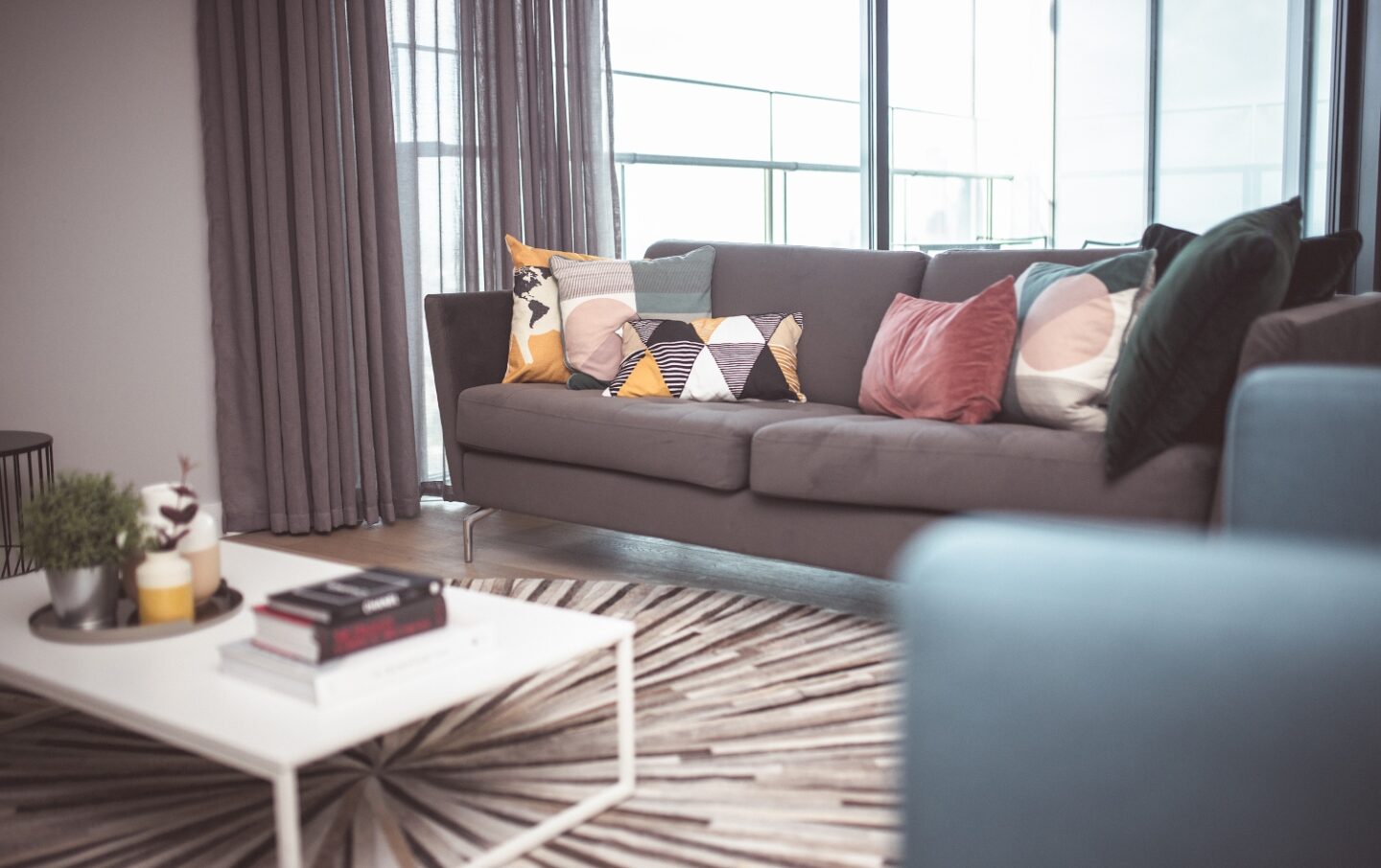 A picture of the inside of one of the apartments in the Uncle Elephant building.